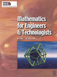 صورة الغلاف: Mathematics for Engineers and Technologists 9780750655446