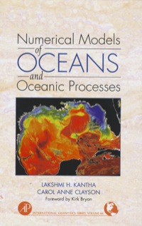 Titelbild: Numerical Models of Oceans and Oceanic Processes 9780124340688