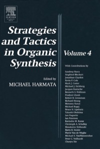Imagen de portada: Strategies and Tactics in Organic Synthesis 9780124502833