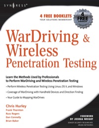 صورة الغلاف: WarDriving and Wireless Penetration Testing 9781597491112