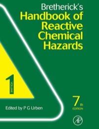 Cover image: Bretherick's Handbook of Reactive Chemical Hazards 7th edition 9780123725639