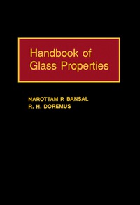 Imagen de portada: Handbook of Glass Properties 9780120781409