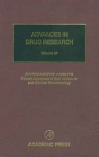 表紙画像: Antidiabetic Agents: Recent Advances in their Molecular and Clinical Pharmacology 9780120133277