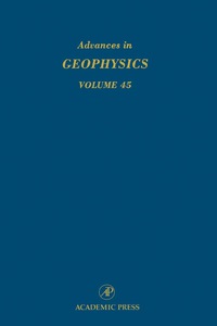 Imagen de portada: Advances in Geophysics 9780120188451