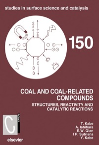Titelbild: Coal and Coal-Related Compounds 9780444517852