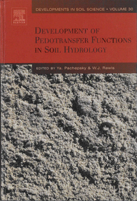 Cover image: Development of Pedotransfer Functions in Soil Hydrology 9780444517050