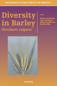 صورة الغلاف: Diversity in Barley (<i>Hordeum vulgare</i>) 9780444505859