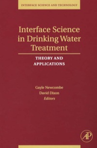 Titelbild: Interface Science in Drinking Water Treatment 9780120883806