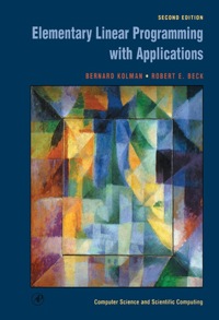 表紙画像: Elementary Linear Programming with Applications 2nd edition 9780124179103