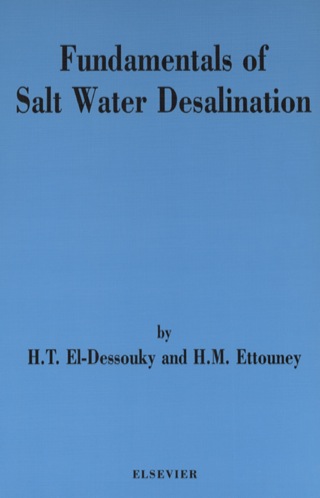 Cover image: Fundamentals of Salt Water Desalination 1st edition 9780444508102