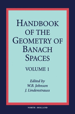 Cover image: Handbook of the Geometry of Banach Spaces 9780444828422
