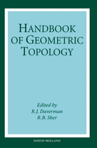 صورة الغلاف: Handbook of Geometric Topology 9780444824325