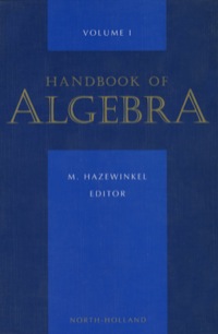 صورة الغلاف: Handbook of Algebra 9780444822123