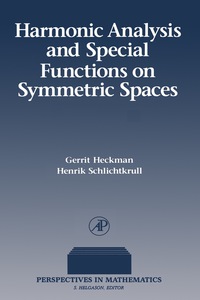 Imagen de portada: Harmonic Analysis and Special Functions on Symmetric Spaces 9780123361707
