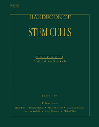 Titelbild: Handbook of Stem Cells, Two-Volume Set 9780124366435