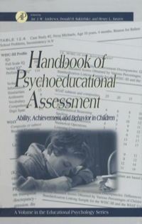 表紙画像: Handbook of Psychoeducational Assessment 9780120585700