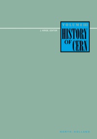 Cover image: History of CERN, III 9780444896551