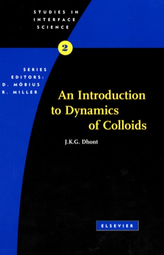 表紙画像: An Introduction to Dynamics of Colloids 9780444820099