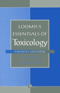 Cover image: Loomis's Essentials of Toxicology 4th edition 9780124556256