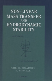 Cover image: Non-Linear Mass Transfer and Hydrodynamic Stability 9780444504289