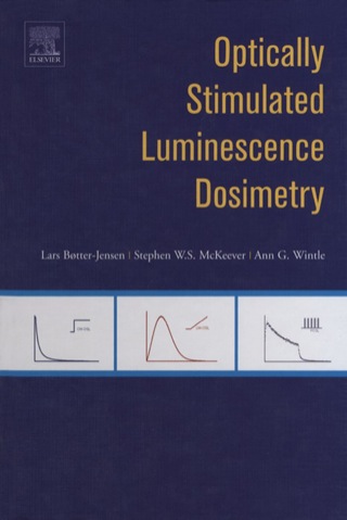 Cover image: Optically Stimulated Luminescence Dosimetry 9780444506849
