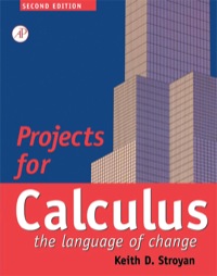 Cover image: Projects for Calculus 2nd edition 9780126730319