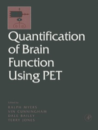 Titelbild: Quantification of Brain Function Using PET 9780123897602
