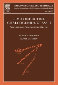Omslagafbeelding: Semiconducting Chalcogenide Glass II 9780127521886