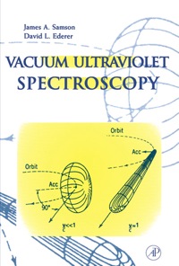 Titelbild: Vacuum Ultraviolet Spectroscopy 9780126175608