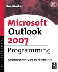 Cover image: Microsoft Outlook 2007 Programming 9781555583460