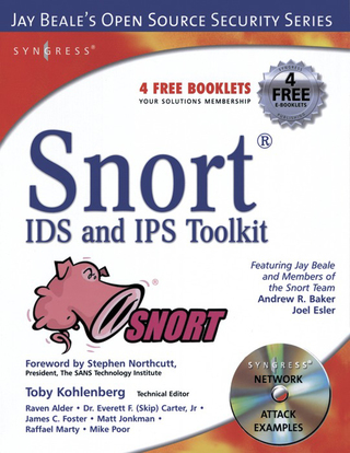 Imagen de portada: Snort Intrusion Detection and Prevention Toolkit 9781597490993