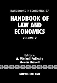 Cover image: Handbook of Law and Economics 9780444531209