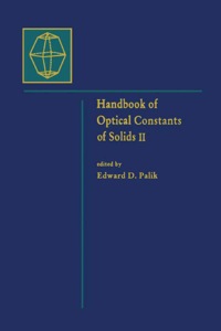 Titelbild: Handbook of Optical Constants of Solids 9780125444224