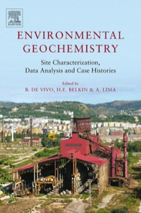 Imagen de portada: Environmental Geochemistry: Site Characterization, Data Analysis and Case Histories 9780444531599