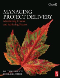 Imagen de portada: Managing Project Delivery: Maintaining Control and Achieving Success 9780750685153