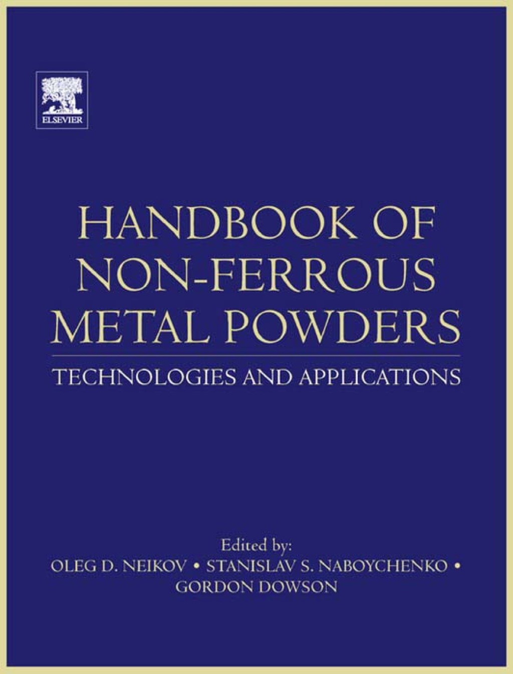 Handbook of Non-Ferrous Metal Powders