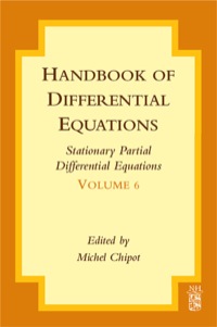 Imagen de portada: Handbook of Differential Equations: Stationary Partial Differential Equations 9780444532411