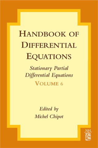 Cover image: Handbook of Differential Equations: Stationary Partial Differential Equations 9780444532411