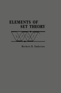 Cover image: Elements of Set Theory 9780122384400