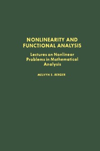 表紙画像: Nonlinearity and Functional Analysis 9780120903504