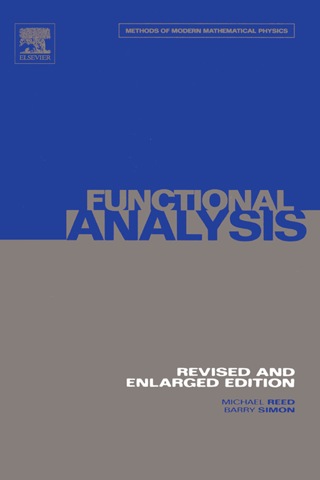 Cover image: I: Functional Analysis 9780125850506