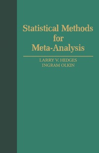 Titelbild: Statistical Methods for Meta-Analysis 9780123363800