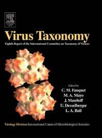 Imagen de portada: Virus Taxonomy 9780122499517