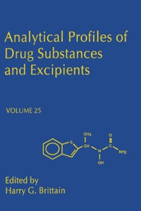 Omslagafbeelding: Analytical Profiles of Drug Substances and Excipients 9780122608254