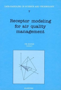 Imagen de portada: Receptor Modeling for Air Quality Management 1st edition 9780444882189