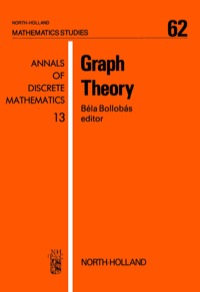 صورة الغلاف: Graph Theory 9780444864499