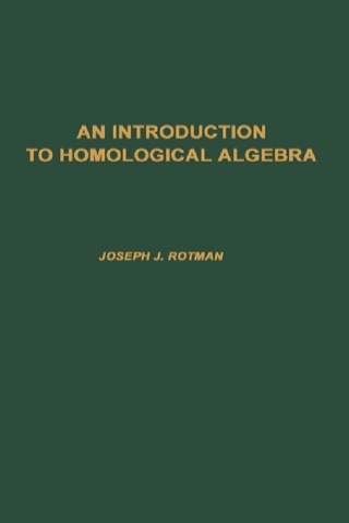 Cover image: Introduction to Homological Algebra, 85 9780125992503