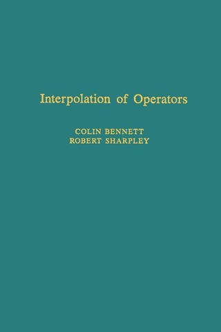 صورة الغلاف: Interpolation of Operators 9780120887309