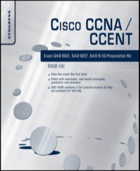 表紙画像: Cisco CCNA/CCENT Exam 640-802, 640-822, 640-816 Preparation Kit 9781597493062