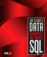 Titelbild: Joe Celko's Data, Measurements and Standards in SQL 9780123747228